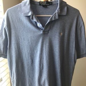 Polo shirt in light blue size S